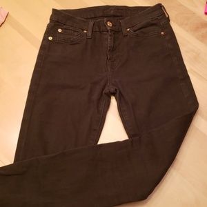 Size 26 7 For All Mankind Army Green Jeans